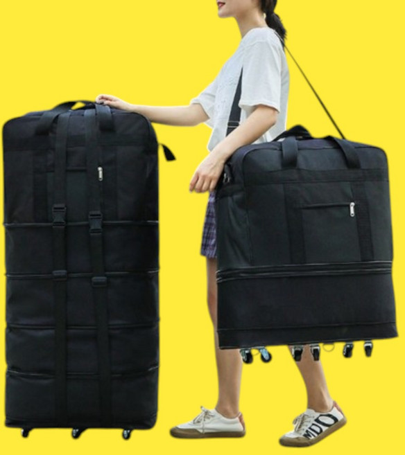루이 특대형 4단 크기조절 캐리어 바퀴달린 짐가방 사입 여행 이민가방 장바구니대용 45인치
