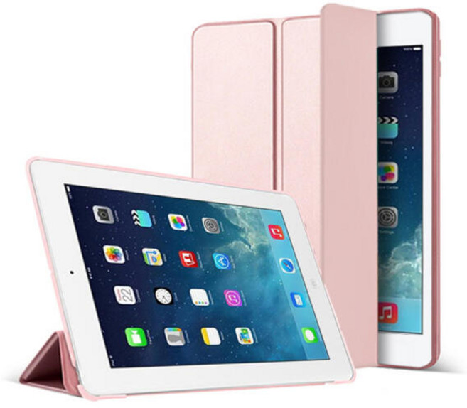 아트박스/뷰씨 아이패드 2/3/4 스마트커버 퓨어슬림 케이스, 아이패드2/3/4/퓨어슬림ㅣ로즈골드
