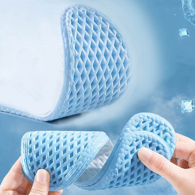 에어 메쉬 아이스 깔창 땀흡수 발냄새깔창 땀흡수 여름 통풍 항균 발편한 깔창