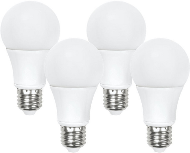 금호전기 LED 번개표 20W 전구 e26, 4개, 주광색