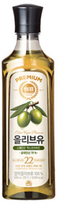 사조 해표 올리브유 500ml, 12개
