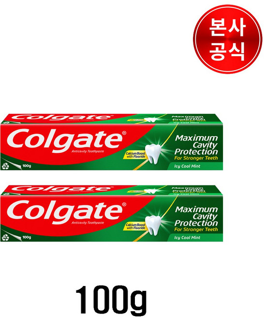 콜게이트 아이씨 쿨민트 치약, 100g, 2개