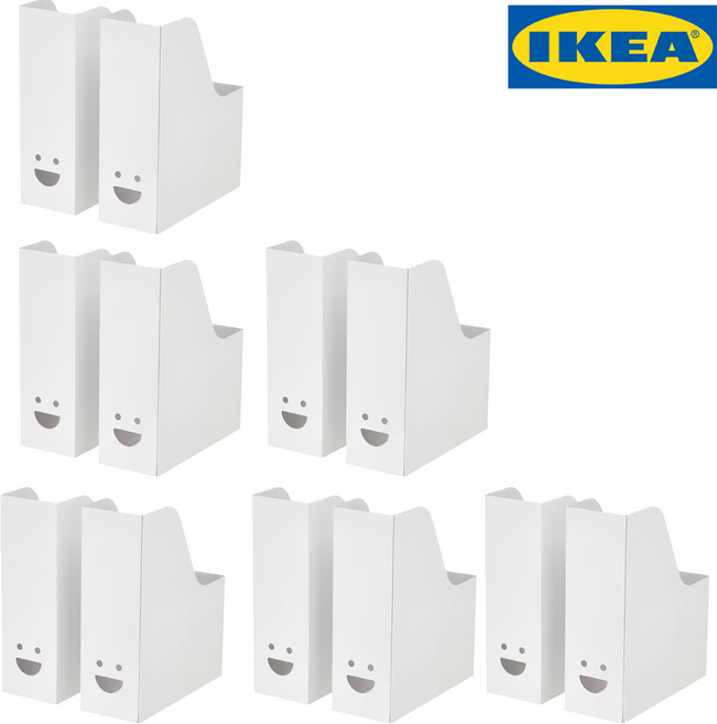 이케아 A4 서류 종이 파일꽂이 샤바 2개입, 6개