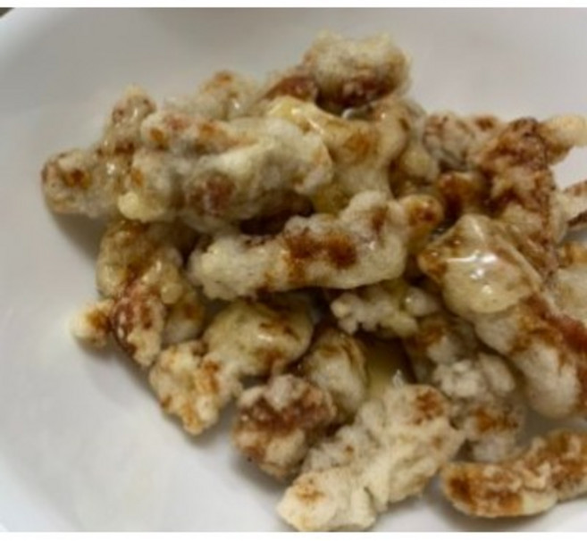 옛날식 탕수육 빠삭바삭 탕슉 총2KG 에어프라이어 오븐 급식용 중화요리 간식, 2개, 1kg