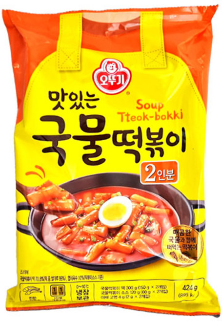오뚜기 맛있는 국물떡볶이, 424g, 1개