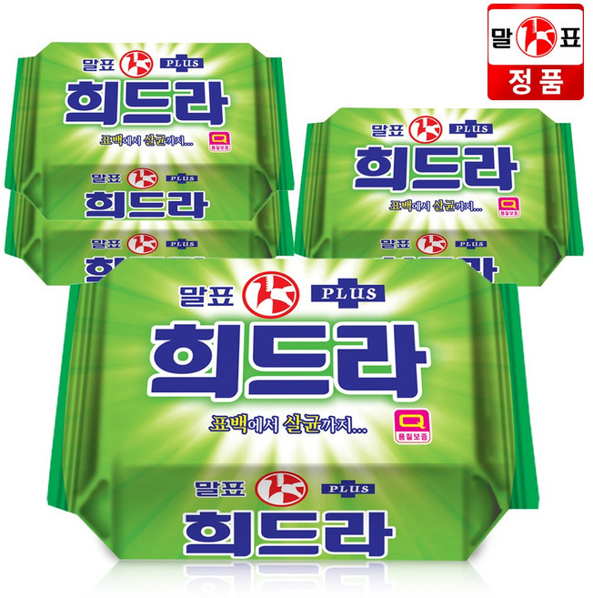 말표 희드라 플러스 세탁비누, 400g, 4개