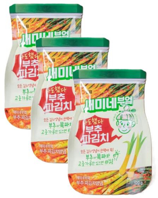 새미네부엌 부추파김치양념 120g 3개, 8개