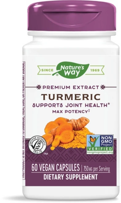 네이쳐스웨이 터메릭 750mg 브이캡, 1개, 60정 - 쿠팡