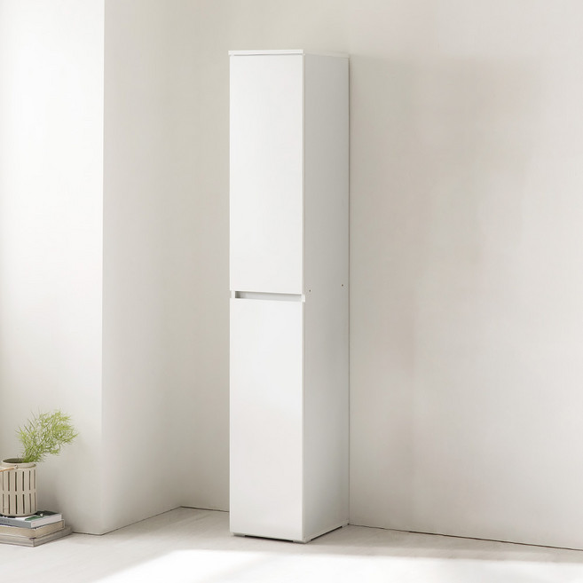 [직접방문설치+와우특별가] 플레이너스 샤인 높은 다용도 주방 틈새수납장 300 화이트, 화이트 FE01005