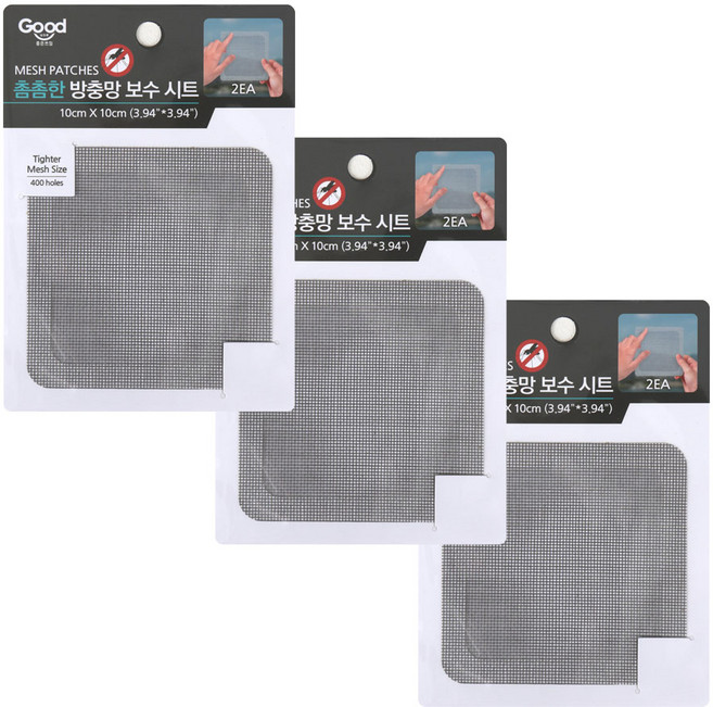 좋은쓰임 방충망보수시트 대형6P (실속세트)
