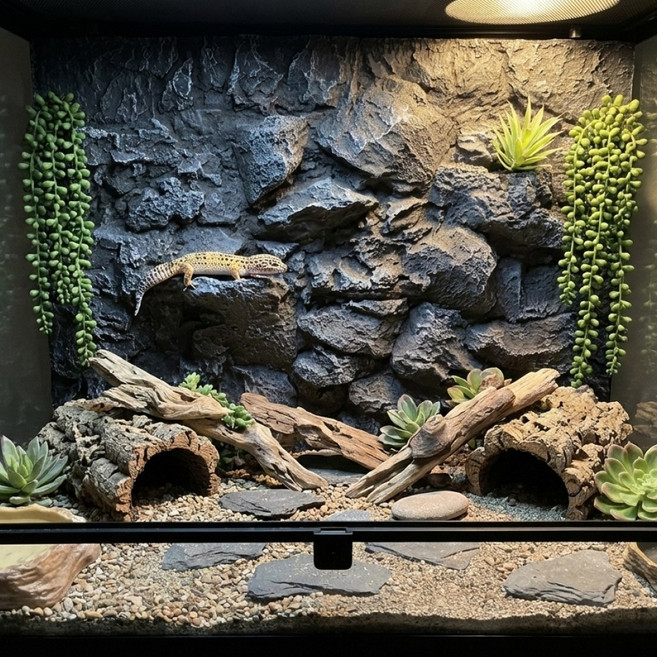 주스터디 초대형 도마뱀 사육장 백업스크린, 1개, BK01