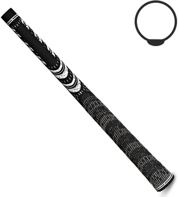 빈틈없이 단단이 골프 RIP 립 반실 골프채 그립 천연고무 코팅실첨가 아이언 드라이버 우드 사용가능, 1개, 블랙