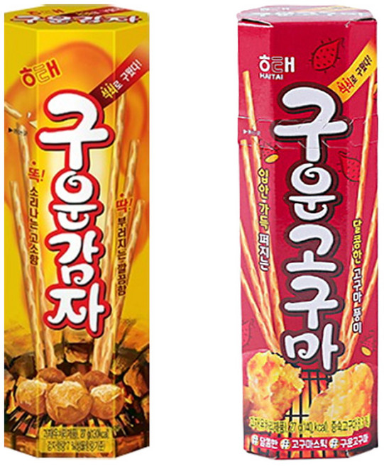 구운 고구마 27g + 구운 감자 27g