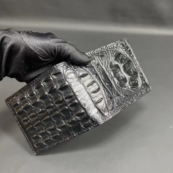 REZENZI 천연악어가죽 지갑선물 반지갑