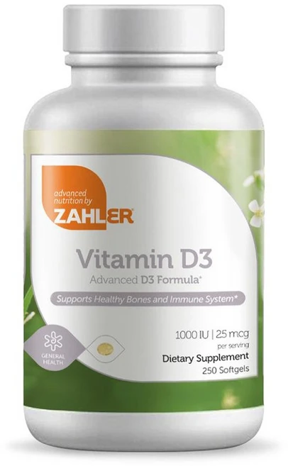 잘러 비타민 D3 1000 IU 250 소프트젤, 1개, 250정 - 쿠팡