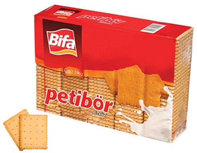 BIFA Halal Petibor Light Tea Biscuits Turkiye 비파 할랄 페티보르 라이트 티 비스킷 튀르키예, 10개, 800g