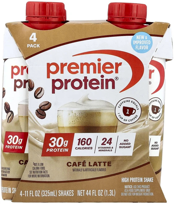 매우편하고 Premier Protein 하이 프로틴 셰이크 카페 라떼 4가지 셰이크 개당 325ml(11fl oz) 끝내주게잘나가는상품, PremierProtein하이프로틴셰이크카페라떼4가지셰, 325ml - 쿠팡