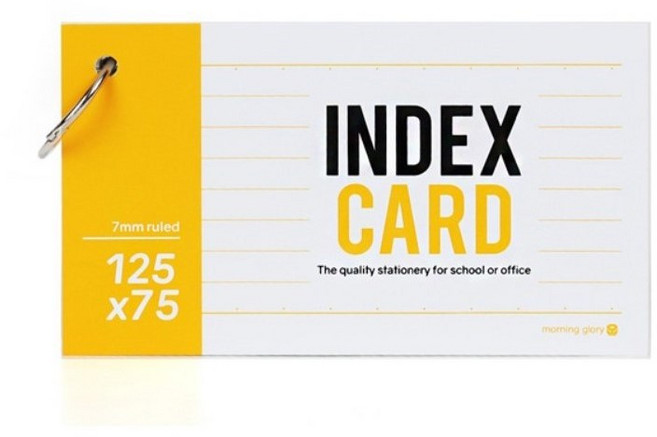 모닝글로리 1800 정보카드 90매 125 x 75 mm, 2개