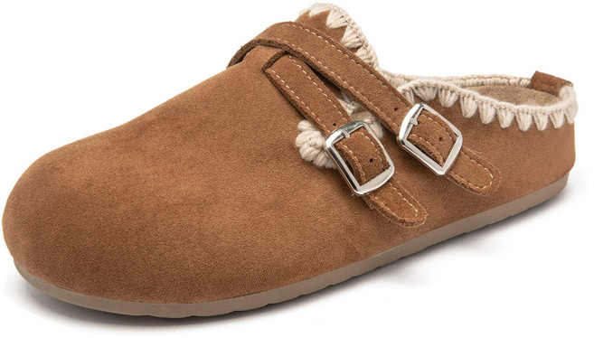 방한에 딱 맞는 여성 야외 슬리퍼! 두툼한 라텍스 인솔로 발 편안하고 미끄럼 방지 미드솔이 깔려서 어디든 안심이고 갈 수 있어요.