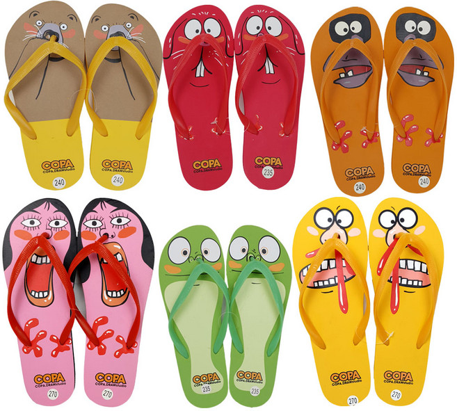 코파 캐릭터쪼리 여자 남자 아동용 조리 슬리퍼 샌들