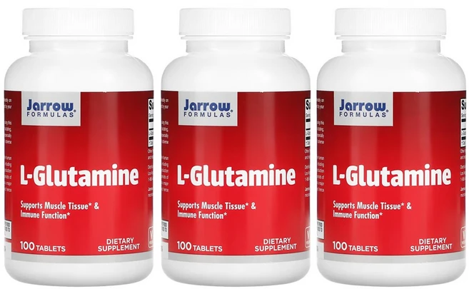 1+2 자로우 포뮬러스 L 글루타민 100정 x3통, Jarrow Formulas - 쿠팡