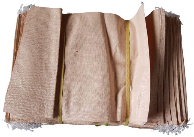 마대자루 푸대 분리수거 폐기물 카키 고추 모래 낙엽 PP 국산 포대 빨간 적색마대, 100개, 국산볼트백43g