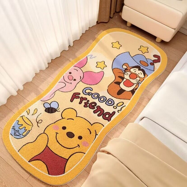 카펫 만화 방 장식 가정용 침실 침대 옆 매트 소파 거실 두꺼운 매트