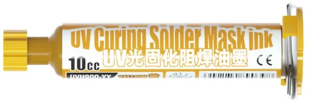 MECHANIC 6 색 10ml UV 경화 솔더 마스크 잉크 PCB BGA 회로 기판 절연 보호 페이스트 플럭스 오일 정비공, 03 yellow