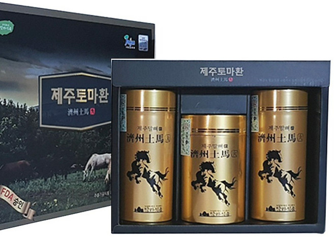 탐라 말뼈환 3병 250g 2개+ 300g 1개 제주산 말뼈 추출물 77% 홍화씨 오가피 당귀 두충 부모님 선물 제주도 특산품 / 사은품 마유 비누 2개