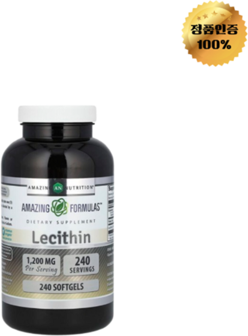 어메이징뉴트리션 레시틴 1 200mg 소프트젤 240정, 1개