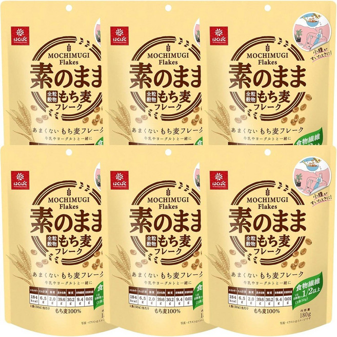 스위트리스 보리 플레이크, 180g, 12개