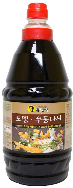 이엔푸드 유경빈 오뎅우동다시, 1.8L, 1개