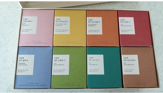 오설록 [본사직영] 프리미엄 티 컬렉션(8종 40입) [E], 프리미엄티 8종, 1세트