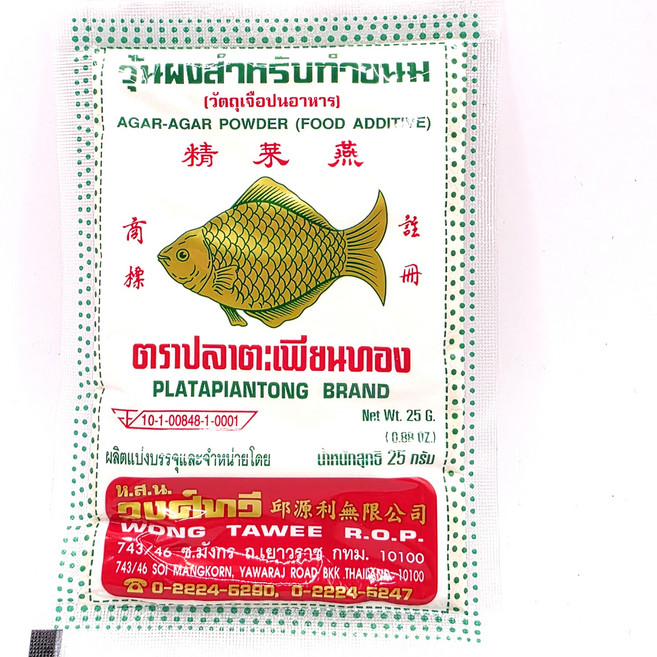 아가 아가파우더 봉운 한천100% worldfood, 25g, 1개