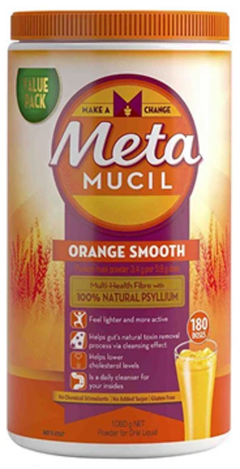 메타무실 파이버 스무스 오렌지 1060g(180회분), 1개, 1.06kg - 쿠팡
