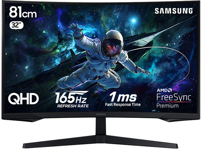 삼성전자 QHD 오디세이 G5 게이밍 모니터, 80cm, C32G54T