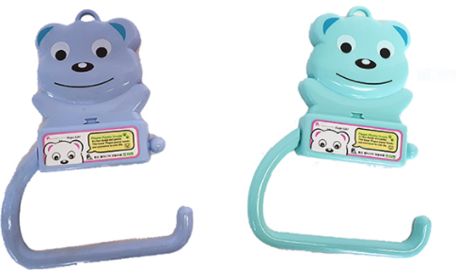 휴지걸이 왕눈이 2개 두루말이화장지고리