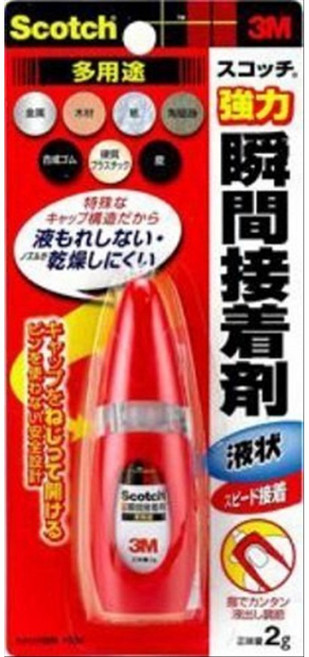 3M 強力瞬間接著劑 液狀快乾膠, 1瓶
