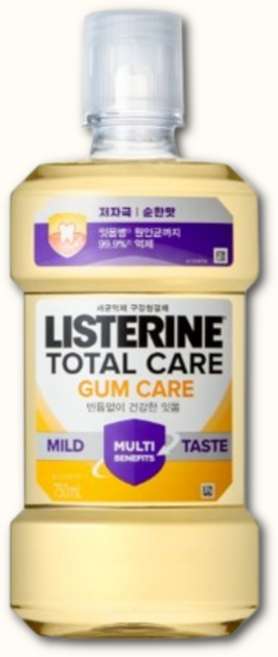 리스테린 액 검케어 마일드 구강세정제, 750ml, 1개