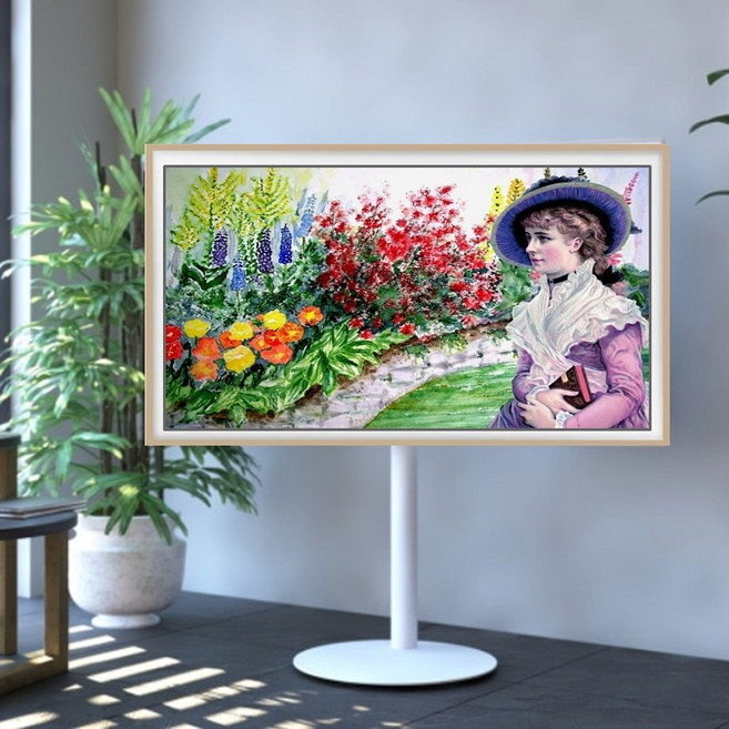 86인치 85인치 75인치 삼탠바이미 UPDOWN 각도조절 티비스탠드 삼중바이미 TV이젤, 블랙, 1개