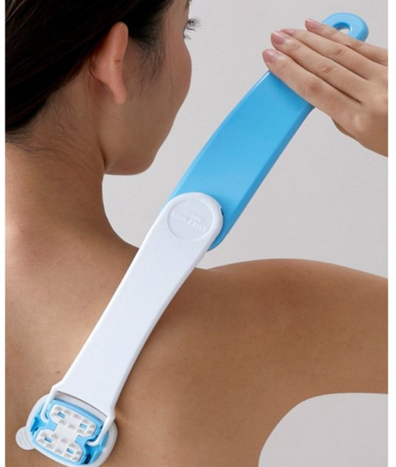 혼자 등로션바르기 연고 바르는 도구, 4개, 블루