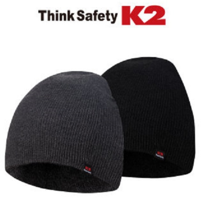 K2 니트 비니(1개 구매시 1개 더 증정), 블랙+그레이