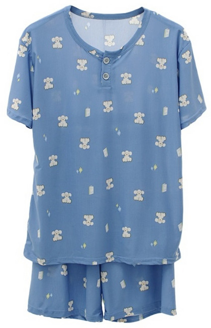 폭스 냉감 캐릭터 반팔 잠옷세트 E4 남주니어