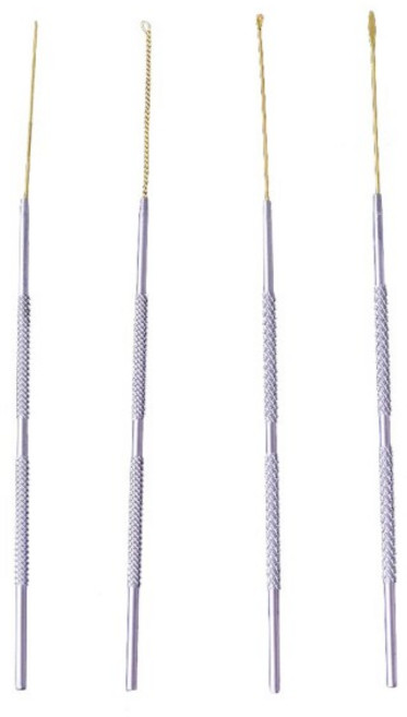 4개 스테인레스 스틸 구리 귀 픽 큐렛 제거 세트