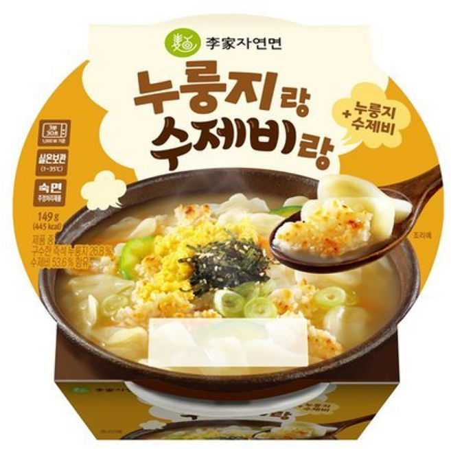 누룽지랑 수제비랑, 4개, 149g