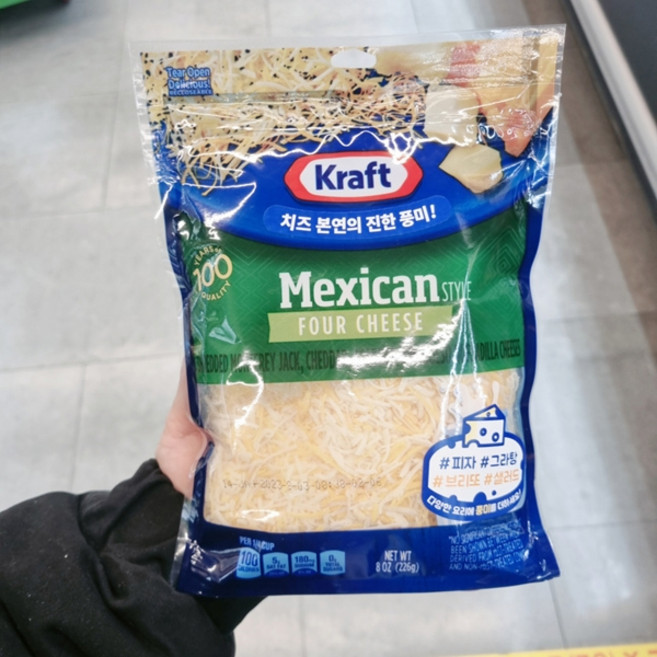 동서 크래프트 슈레드 멕시칸 포치즈 226g, 1개