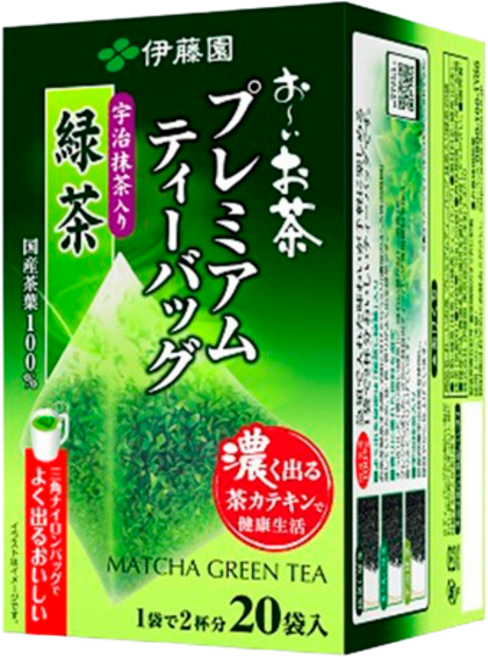 일본 이토엔 오이오차 프리미엄 녹차 말차 티백 사은품 추가증정, 36g, 20개입, 1개