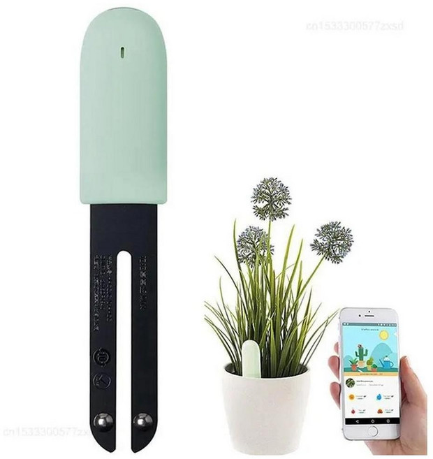 샤오미 미 플로라 모니터 디지털 국제 버전 잔디 꽃 관리 토양 물 빛 스마트 테스터 센서 정원 식물용, 4. Green Version1pcs, 01 Green Version1pcs, 1개