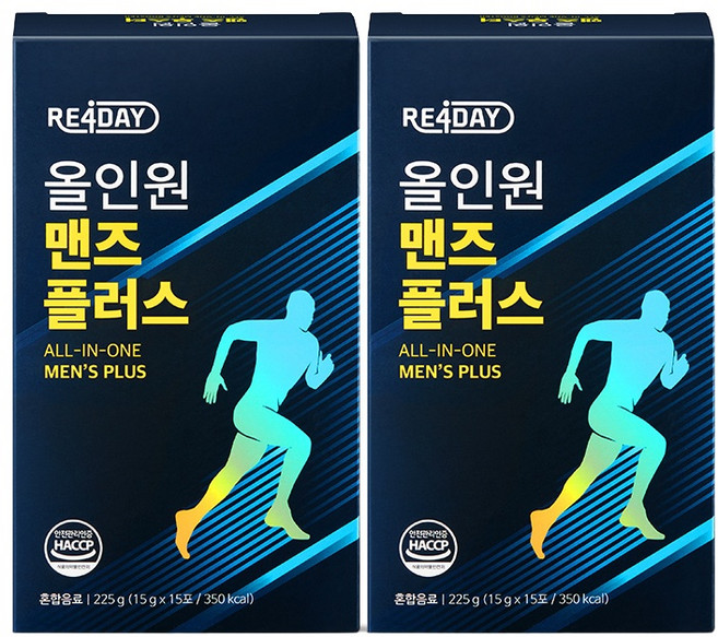 리포데이 올인원 맨즈플러스 (30포) (15포 X 2BOX), 2박스, 15정