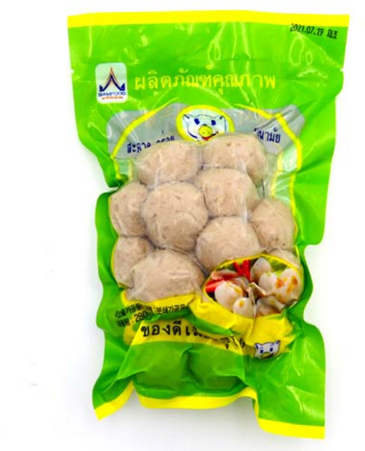 룩신무 태국돼지고기 수제미트볼 구구쯔, 1개, 280g